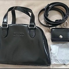 Chicoチャーム付きミニボストンバッグの画像