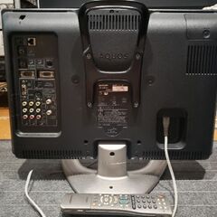 テレビSHARP AQUOSリ モコン付きの画像