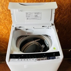 【決まりました】直接引き取り大歓迎‼️その場合は4,000引き⭐︎大阪府下又は近郊は配送設置込み🉑日立7.0kg 全自動洗濯機 BW-V70BE5 2017年製/YMJ091-27の画像