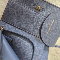 MACARONIC STYLE スマホショルダー 財布ショルダー グレージュ系の画像