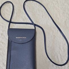 MACARONIC STYLE スマホショルダー 財布ショルダー グレージュ系の画像