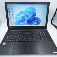 バッテリー◎ 15.6 東芝 ノートPC dynabook B65/DP Core i3-8130U windows11 pro 8GB SSD512GB  オフィス (B944)の画像