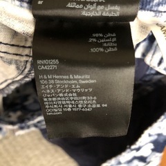 キッズ花柄サロペットの画像