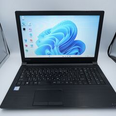 バッテリー◎ 15.6 東芝 ノートPC dynabook B65/DP Core i3-8130U windows11 pro 8GB SSD128GB  オフィス (B953)の画像