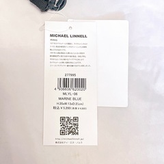 マイケルリンネル ショルダーバッグ ネイビーの画像