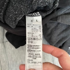 マタニティパンツ　L 無印良品　厚手　2枚セットの画像