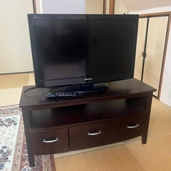 テレビ Panasonic 32型(テレビ台付き)の画像