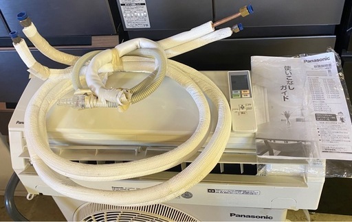 ルームエアコン Panasonic パナソニック　CS-J220D-W  冷房/暖房兼用　主に6畳用　2.2kw 100V リモコンあり　2021年製　動作品