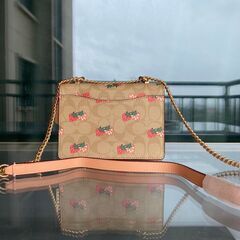 [コーチ] klare strawberry シリーズ レディース イチゴ ショルダーバッグ コンパクト 斜め掛けバッグ ミニ オルガンバッグの画像