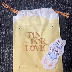 ラブブ　ポップマート ザ モンスターズ (ラブブ) ピン フォー ラブ シリーズ ぬいぐるみ ペンダント (A-M) D [   の画像