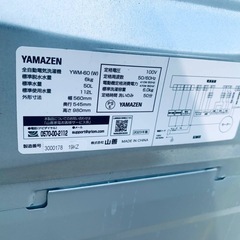 ②✅YAMAZEN全自動洗濯機✅ ✅YWM-60✅の画像