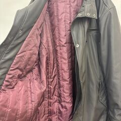 【超格安200円】メンズジャケット アウター 冬用 防寒 中綿入り ブラック 引き取り限定の画像