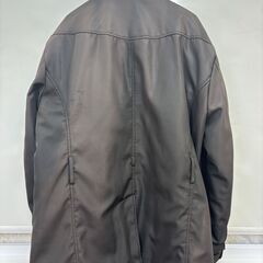 【超格安200円】メンズジャケット アウター 冬用 防寒 中綿入り ブラック 引き取り限定の画像