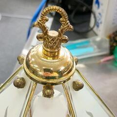 0903-099 レトロ　照明器具　　ガラス欠けありの画像