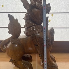 シーサー置物木製 骨董品
の画像