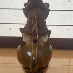 シーサー置物木製 骨董品
の画像