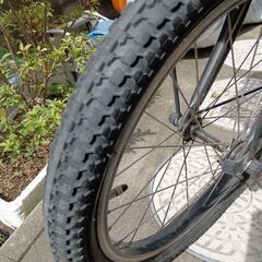 幼児補助椅子付きヤマハ電動自転車の画像