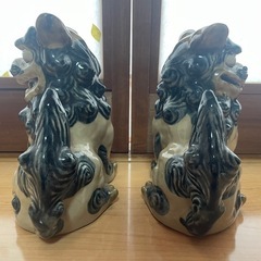 シーサー陶器 ペア一点限りの画像