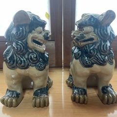 シーサー陶器 ペア一点限りの画像