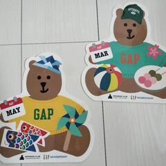 GAP CHUMS ステッカー 折り紙 セット ギャップ チャムス ベアー ブービー くま ペンギンの画像