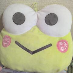 サンリオ   ケロッピーフェイスクッションの画像