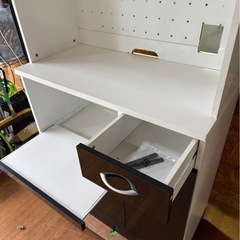 I0218   レンジボード　食器棚　キッチン収納　の画像