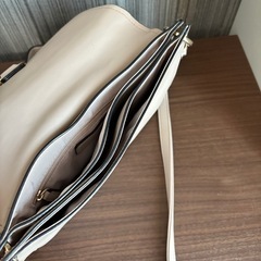 スエード調 ショルダーバッグ 2way ハンドバッグの画像