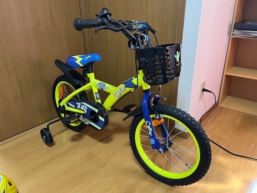 美品★CYFIE子供用16インチ自転車★付属品多数あり