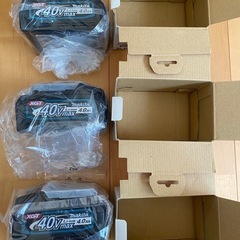 新品未使用マキタ純正 バッテリー BL4040 40V 3個セットの画像