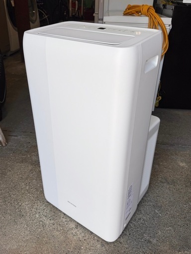 札幌市内配送可 美品 24年製 アイリスオーヤマ ポータブルクーラー IPA-3523G 8〜12畳 冷風/除湿/送風 工事不要 
