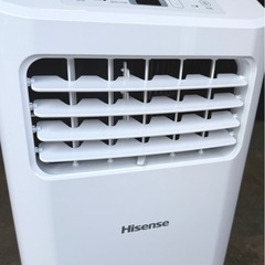 札幌市内配送可 美品 25年製 Hisense ハイセンス スポットエアコン HPAC-22H 冷風/除湿/送風 工事不要 の画像