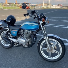 ホークⅡ CB400T   バブ　ヤレ仕様　ストックパーツ有り　自動車との車両交換可の画像