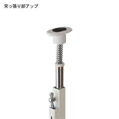 ベルメゾンで人気の「押入れ・クローゼットで使える幅伸縮突っ張りラック」お譲りします。押入れの上段・隙間の活用にピッタリ・※直接引き取りのみの画像
