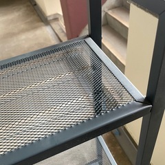 IKEA シェルフユニット　LERBERG スチールシェルフ　ラックの画像