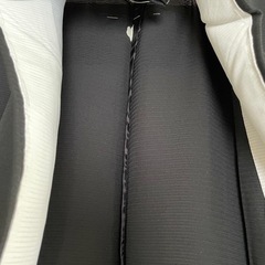 【新品未使用・仕立て糸付き】夏用 黒喪服 絽 五つ紋付き 着物の画像