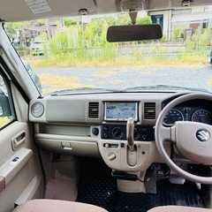 ターボ 4AT キーレス パワーウィンドウ  ETC エブリイ 車検2年  電動ミラー カーナビ フルセグTVの画像
