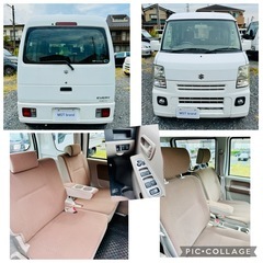 ターボ 4AT キーレス パワーウィンドウ  ETC エブリイ 車検2年  電動ミラー カーナビ フルセグTVの画像