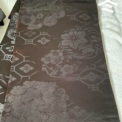 【新品未使用】夏冬用 喪服帯 2本セット 黒帯の画像