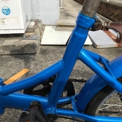 ⭐︎ドリーム2号館 ⭐︎折りたたみ自転車　Folding Bicycle/20インチ/青の画像
