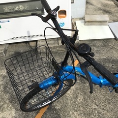 ⭐︎ドリーム2号館 ⭐︎折りたたみ自転車　Folding Bicycle/20インチ/青の画像