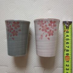 夫婦の湯呑み　の画像