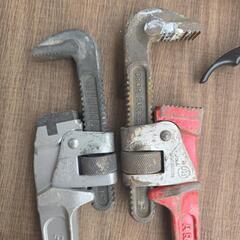 パイプレンチ　工具　ツールバッグ　セットの画像