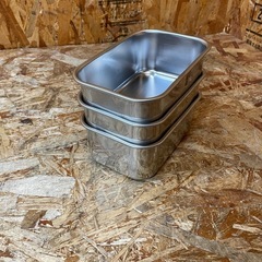 (s7454) AG ステンレス製 深型組バット 1号 3個セット 調理用品 業務用 厨房用品 飲食店 の画像