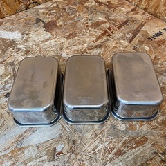 (s7454) AG ステンレス製 深型組バット 1号 3個セット 調理用品 業務用 厨房用品 飲食店 の画像