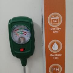 新品　土壌のpH　水分　肥料 量がわかる測定器　の画像