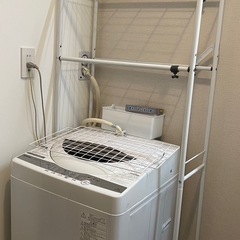 洗濯機上ラックの画像