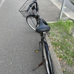 自転車　No.469　ブラック　27インチ　ライト付き　【リサイクルショップどりーむ荒田店】の画像