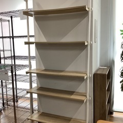 突っ張り棚【町田市再生家具】251617の画像
