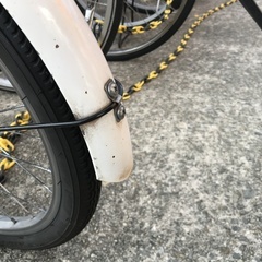 ⭐︎ドリーム2号館 ⭐︎折りたたみ自転車 Folding Bicycle/20インチ/白の画像