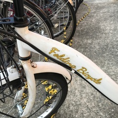 ⭐︎ドリーム2号館 ⭐︎折りたたみ自転車 Folding Bicycle/20インチ/白の画像